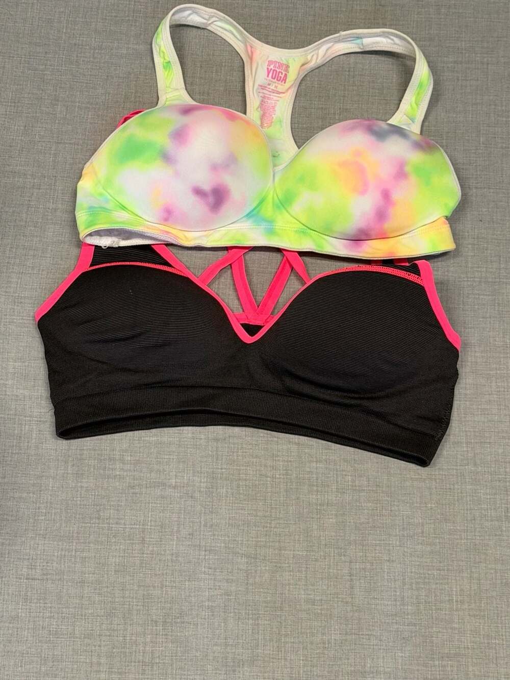 Victoria's Secret PINK Yoga Push-Up Sports Bra Bundle